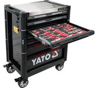 Servante d'atelier 977x725x480mm incl. outillage 157 pièces