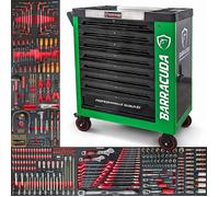 Barracuda Tools Servante d'atelier 7 tiroirs outillés - Rock Pro+ Green