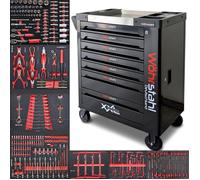Servante d'atelier - Barracuda Tools - Ultra Tools - 7 tiroirs - Noir - 257 outils inclus