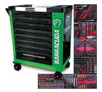 Barracuda Tools Servante d'atelier 7 tiroirs outillés - Rock Pro+ Green