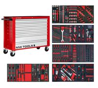 Servante d'atelier complète large XL 514 outils MW Tools MWE512G3