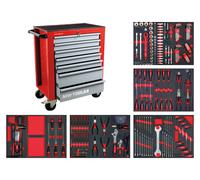 Servante d'atelier complète STARTER 212 outils MW Tools MWE211G