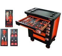 Servante d'atelier équipée pinces 14 outils