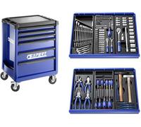 Servante d'atelier EXPERT avec 123 outils
