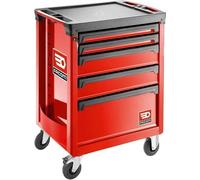 Servante d'atelier Facom ROLL.5M3APB, 5 tiroirs, 3 modules par tiroir, Rouge, Charge 800 kg