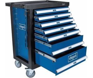 Servante d'atelier outillée SCHEPPACH TW1100, 70 pcs, Charge Max 150 kg, Dimensions 79x49x84 cm