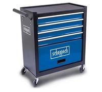 Servante d'atelier Scheppach TW1300, 120 kg, 4 tiroirs bleu/noir