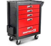 Servante d'atelier - SERVANTE D ATELIER 5 TIROIRS + ACC - Acier - 660 x 381 x 870 mm