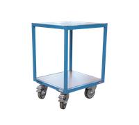 Servante établi 2 plateaux bois 600 x 600 mm 400 kg - 880010502