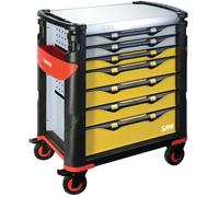 Servante grand volume 7 tiroirs SAM OUTILLAGE plateau inox - 417