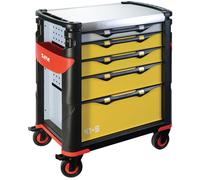 Servante grand volume SAM OUTILLAGE 5 tiroirs à plateau inox - 415H