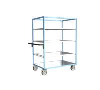 Servante multi-niveaux avec 3 étagères plateau tôle galva 1200 x 800 mm 500 kg - 880725264