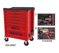 Servante Racing 7 tiroirs équipée de 184 outils KS TOOLS - 855.7184