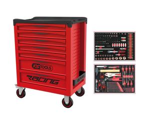 Servante Racing 7 tiroirs équipée de 184 outils KS TOOLS - 855.7184
