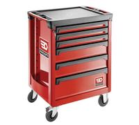 Facom Servante d'atelier ROLL M3 - 6 tiroirs - Rouge - ROLL.6M3APF