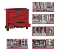 Servante rouge midi 7 tiroirs Teng Tools TCMM498N2