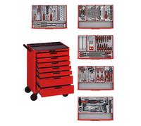 Servante rouge mini master set 7 tiroirs Teng Tools TCMM259N