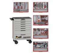Servante silver mini master set 7 tiroirs Teng Tools TCMM259NS