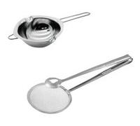Service à bain marie et pince à friture pour beignets Zenker Smart Pastry Gris