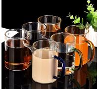 Service à café de luxe en verre, 6 pièces