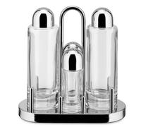 Service à condiments 5070 19 cm, inox et verre, Alessi