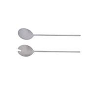 Service à salade Anuradha argent - Jean Dubost - Argent / Métallique - Acier Inoxydable (inox)
