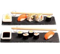 Service à sushi japonais en mélamine pour 8 personnes