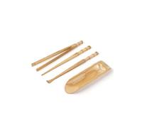 Service A Thé 4 Pcs Naturel Bambou Outil Thé