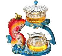 Service à thé automatique en verre borosilicaté résistant à la chaleur
