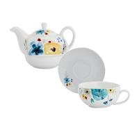 Service à Thé en Céramique, 1 Set, Théière avec Tasse et Plateau