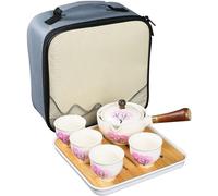 Service à thé japonais en porcelaine machine à thé rotative 360 degrés avec infuseur Portable anti-brûlure Style1