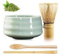 Service à thé matcha - 4 pièces - Bambou et céramique