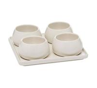 Secret de Gourmet - Set apéritif Nora Blanc 5 Pièces