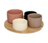 Secret de Gourmet – Service apéritif 5 pièces Wavy Bliss 11 cm Multicolore
