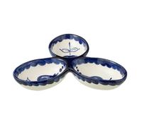 Service Apéritif en Céramique Granada 24cm Bleu Cobalt