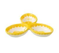 Service Apéritif en Céramique Granada 24cm Jaune