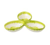 Service Apéritif en Céramique Granada 24cm Vert