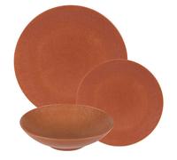 Service d'assiettes Vésuvio terra 12 pièces - Table Passion