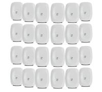 Service de 24 assiettes (plat rectangulaire) - JUANIO - JUANIO - Verre opale trempé - 28x20 cm - Blanc