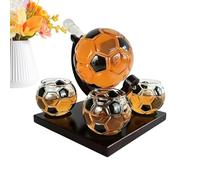 Service De Carafe À Décanter | Verre À Whisky Design Football,85 arafe À Vin | Pour maison cuisine cocktail table à dîner bar fête dame maman grand-parent