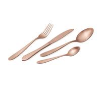 Berlinger Haus Ensemble De Couverts 24 Pièces - Acier Inoxydable Satiné, Édition Spéciale Or Rose, Design Élégant, Inclut Couteaux, Fourchettes, Cuillères Et Cuillères À Café, Coffret Cadeau