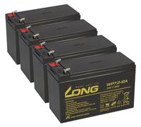 Service de remplacement de batterie APC RBC23 – Remplacement par 4 batteries Kung Long AGM 12V 7,2Ah