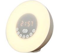 Service de Réveil Lumière Réveil Sunrise Simulation Haut-Parleur Bluetooth LED FM Numérique Wenaxibe 190 G