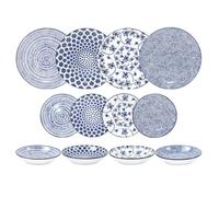 Service d'assiettes Armonia Bleu 12 pièces Ibili