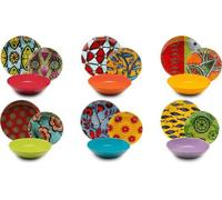 Service de table pour 6 personnes - Ensemble de 18 pièces en porcelaine