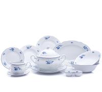 Service de table Thun Rose, roses bleues, 25 pièces