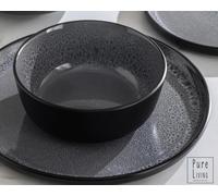 Service de vaisselle Ibiza - service partiel de bols et assiettes de style méditerranéen, 28 pièces