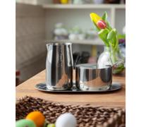 Service lait & sucre, en inox, poli, 4 pièces