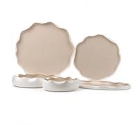 Service Vaisselle Nice 25pcs, Set De Table, Assiettes Service De Table 6 Personnes, Assiette Creuse, Bols&Plates, Vaisselle Et Arts De La Table, Assiette Porcelaine Micro-Onde/Lave-Vaisselle