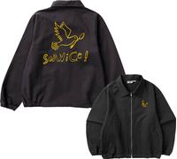 Service Works - Veste en toile de coton biologique - Dove Work Jacket Black en Coton - Taille M - Noir Noir M